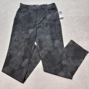 Gloria Vanderbilt Jeans Womens 10 Amanda Classic Fit Tapered Animal Print